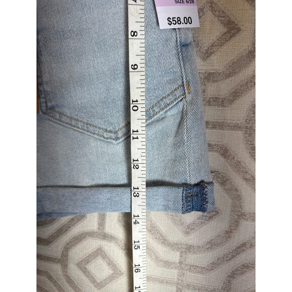 Kensie Jeans Vintage Luxe High Rise Shorts Size‎ 6/28 NWT Women’s Denim - Picture 6 of 6